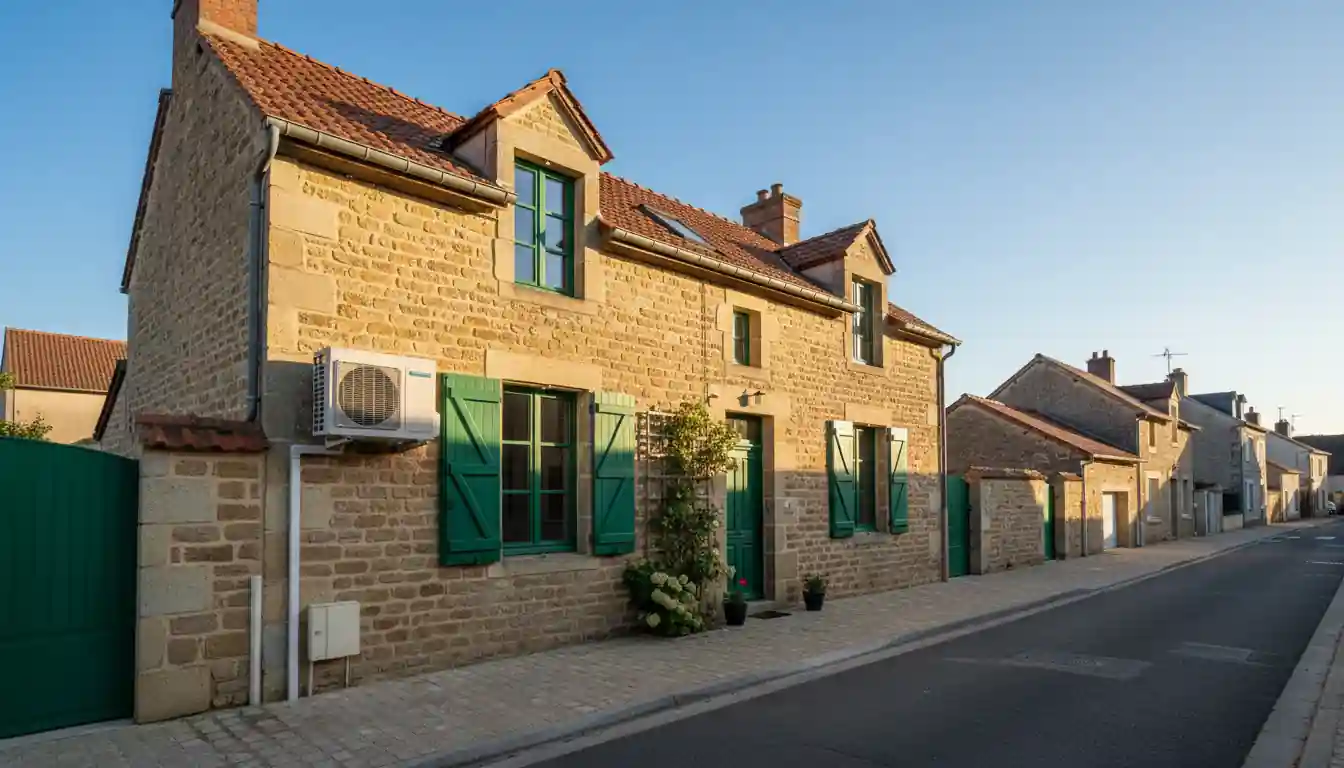 Installation pompe à chaleur à Bessines