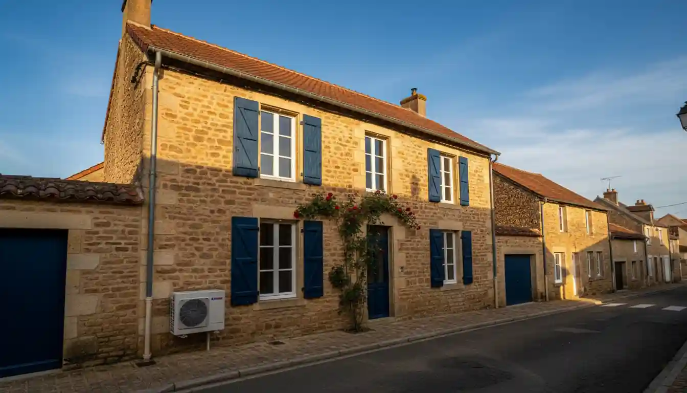 Installation pompe à chaleur à Brûlain