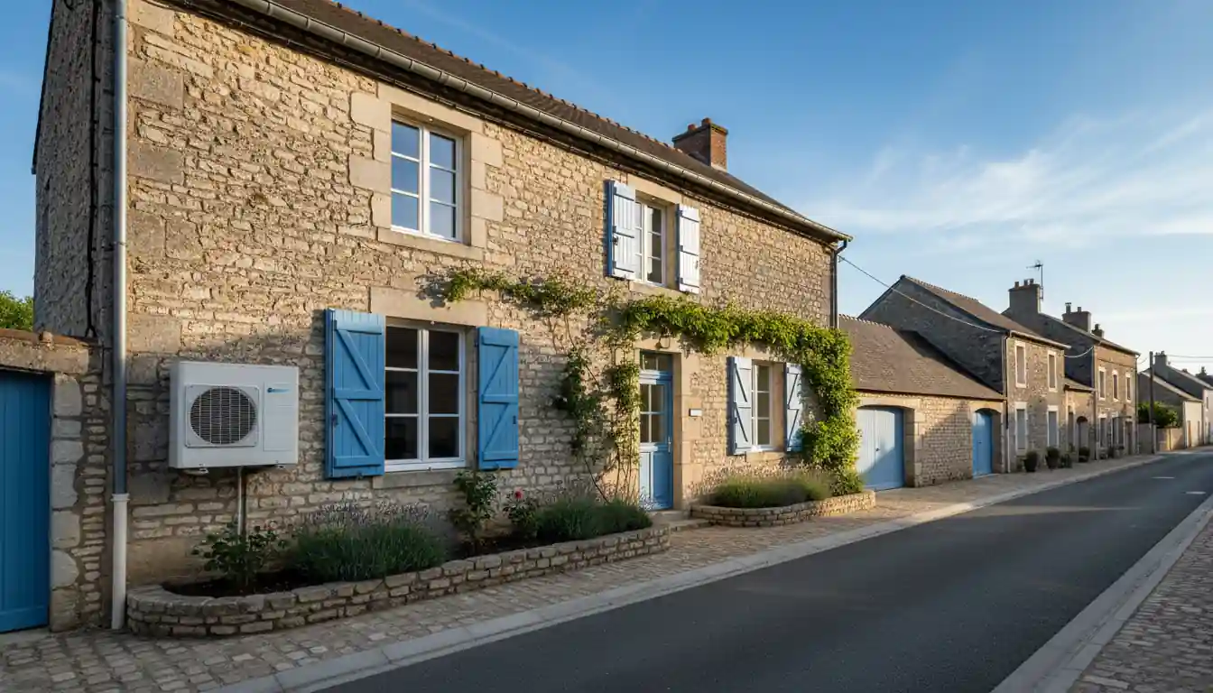 Installation pompe à chaleur à Fressines